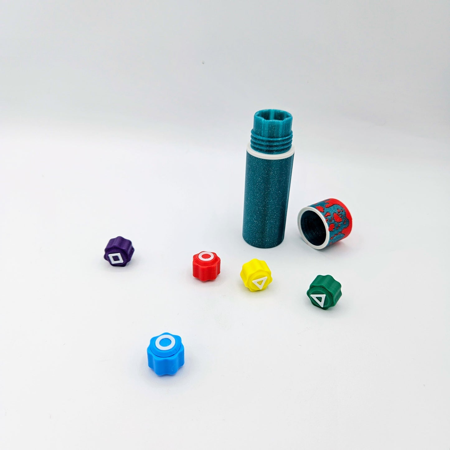 Gonggi Game Travel-Friendly - Weighted with Screw-Together Case