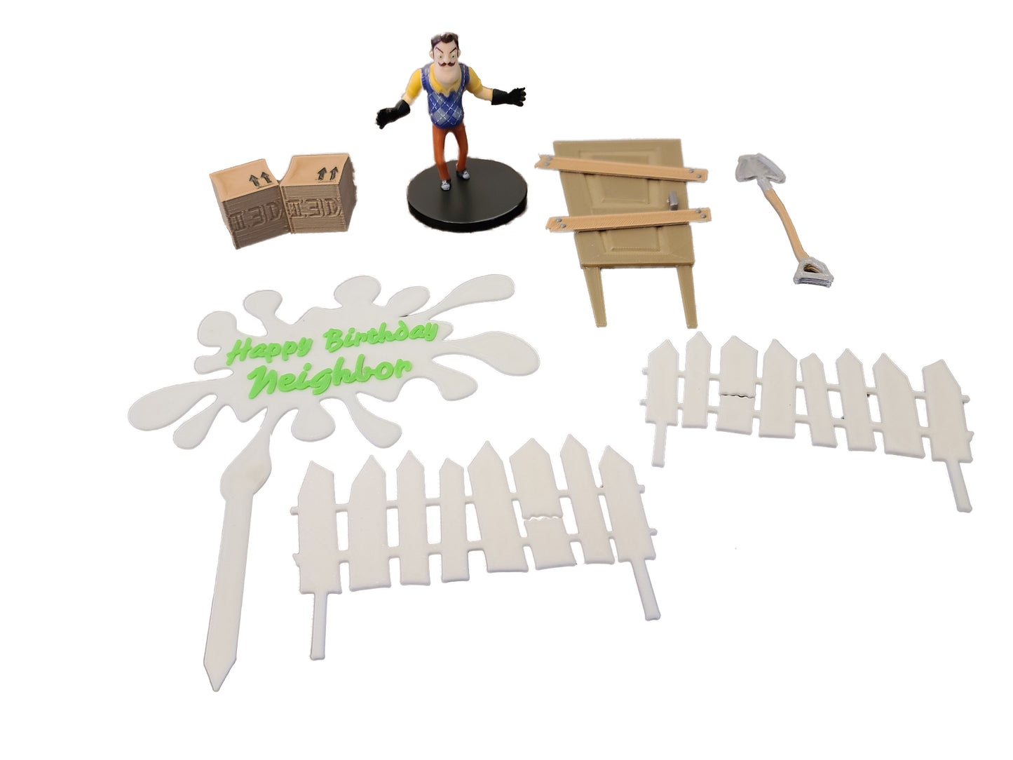 Hello Neighbor -Birthday Cake Topper