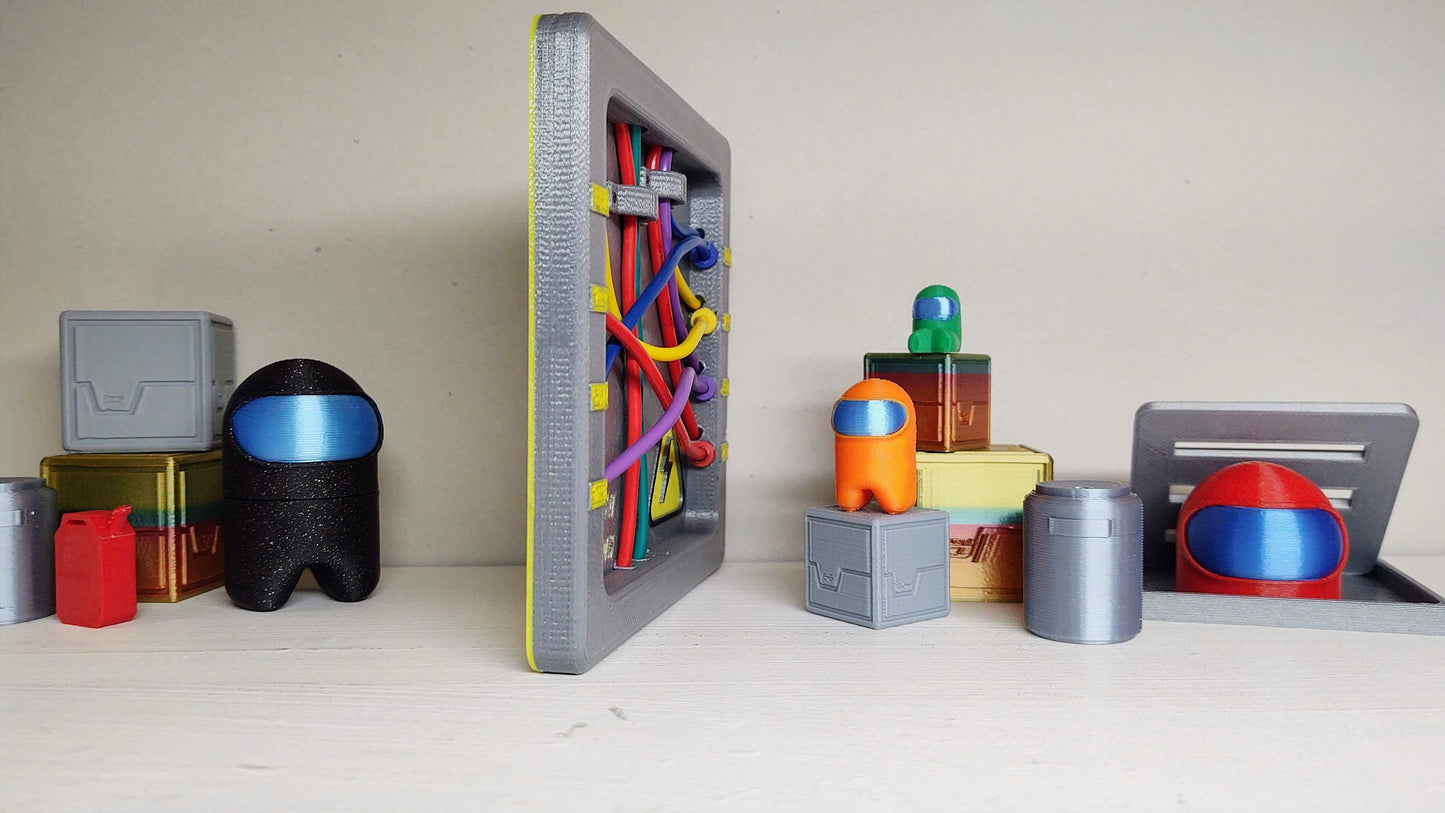 Connect Wiring Puzzle Electrical - Astronaut crewmate