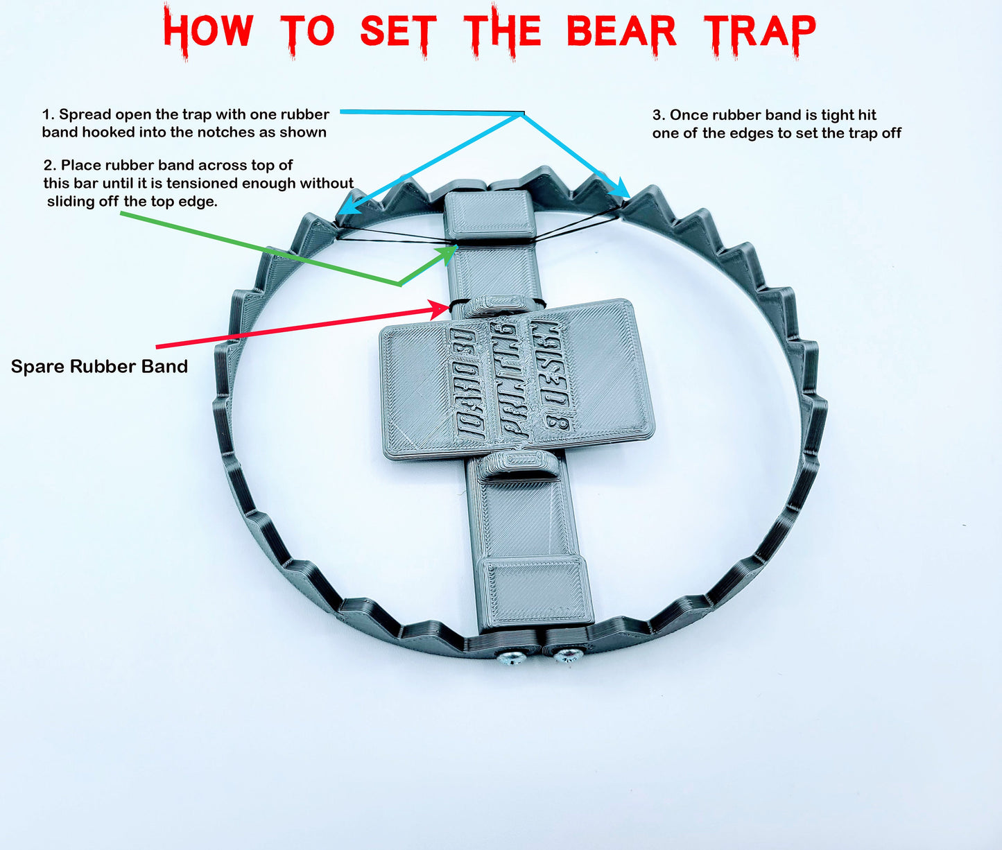 Hello Neighbor - Toy Bear Trap -3D Printed *Fan Inspired*