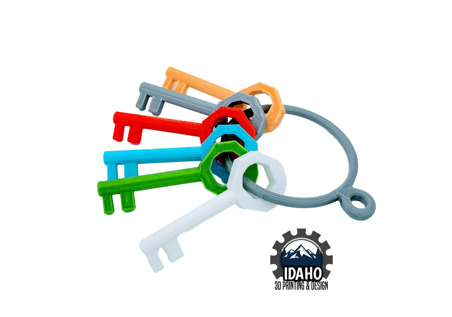 Hello Neighbor - Toy Keys with Keyring for Pretend Play