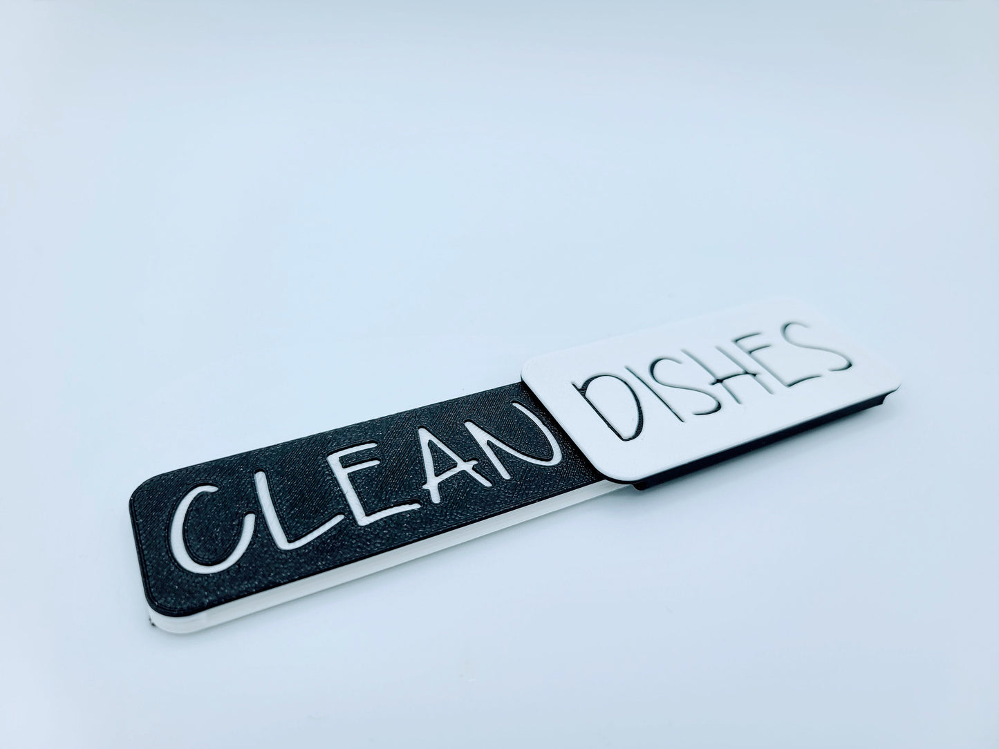 Magnetic Dishwasher Clean or Dirty Sign