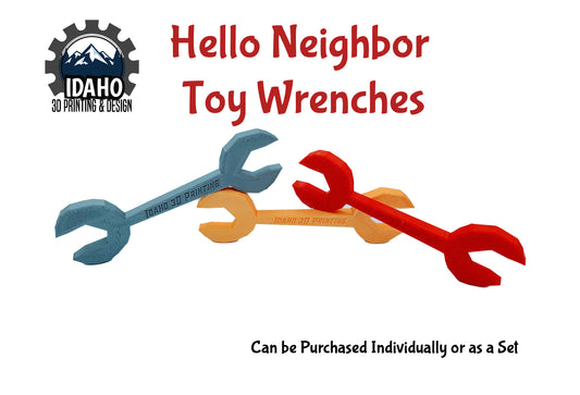 Toy Wrenches - Proudly made in the USA - Hello Neighbor