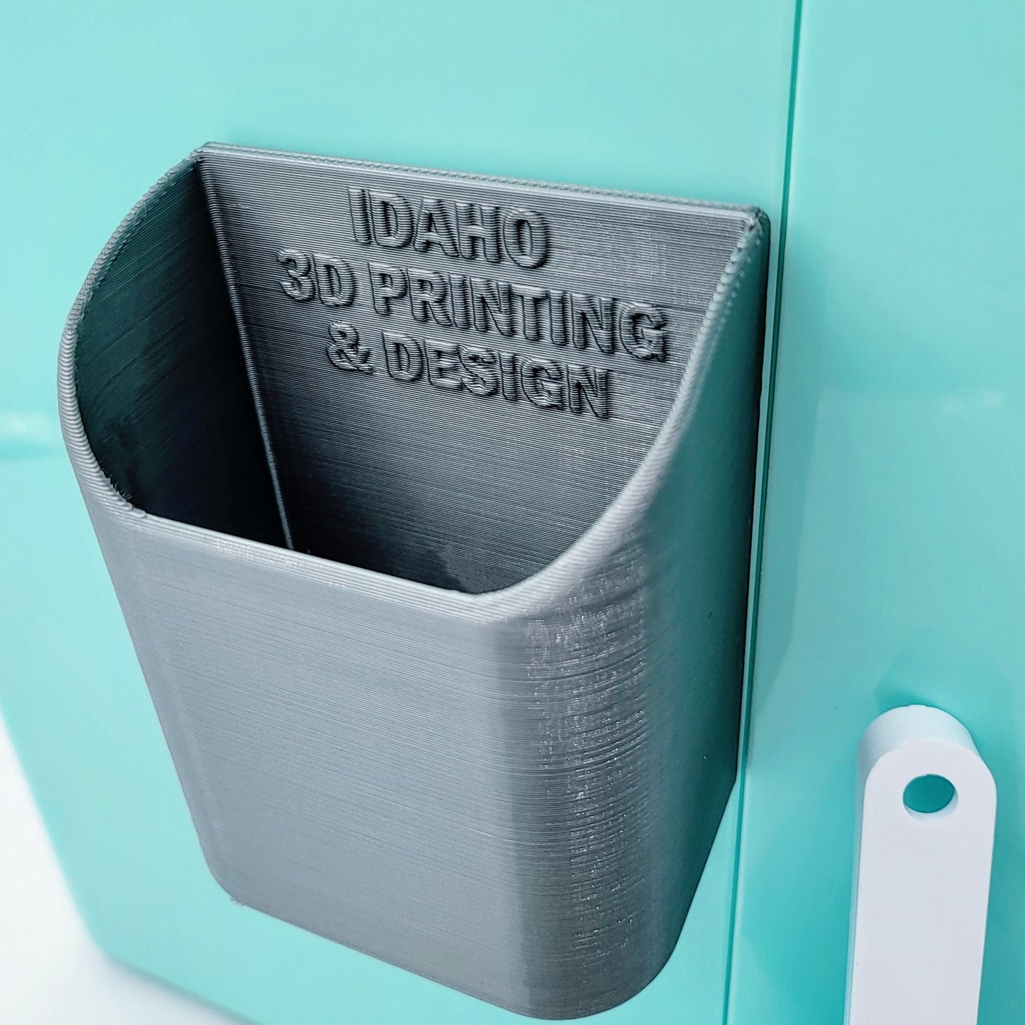 Ice Scoop Holder - Fits Various Countertop Ice Makers *Does not Include Ice Maker or Scoop*