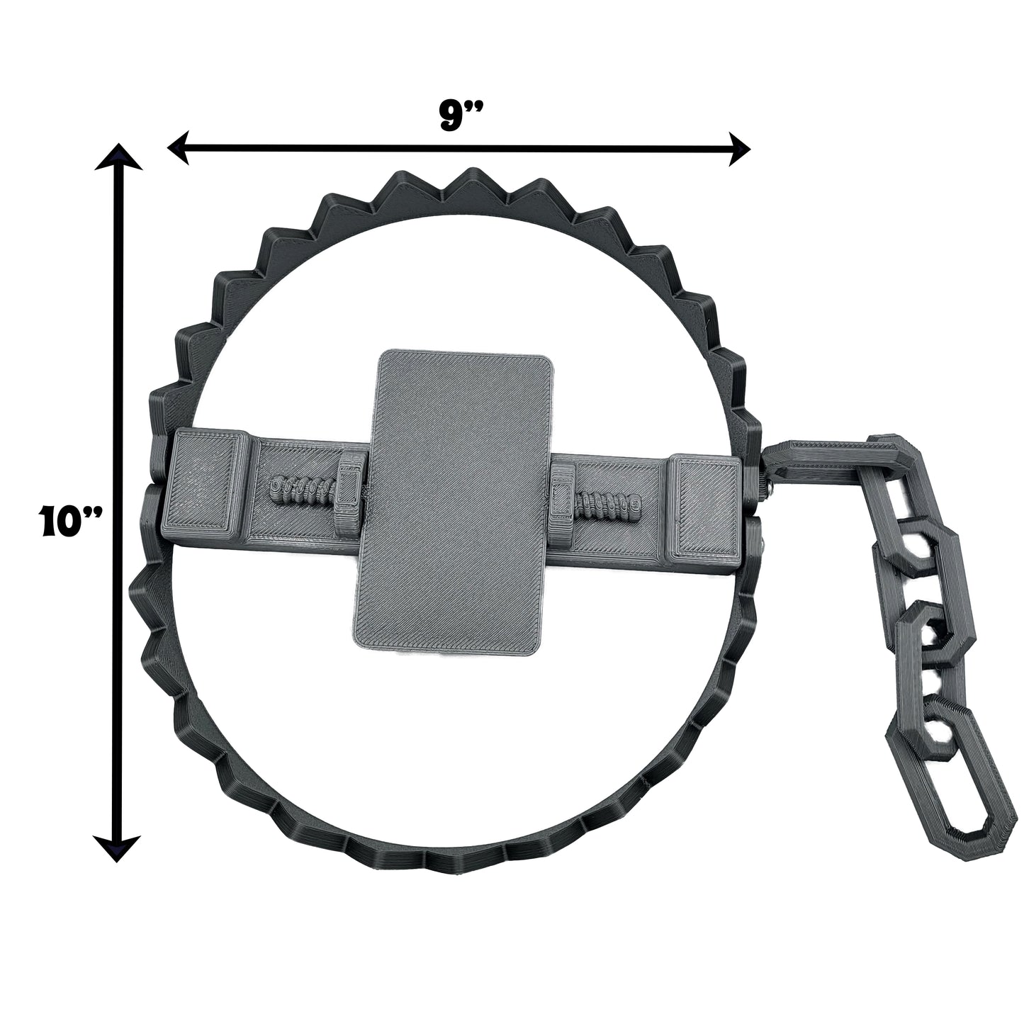 Large 10" - Bear Trap |Great for Halloween | Role Playing | Cosplay | Kids Toys