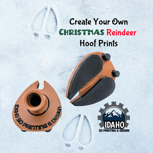 Reindeer Hoof, Reindeer Footprints, Christmas