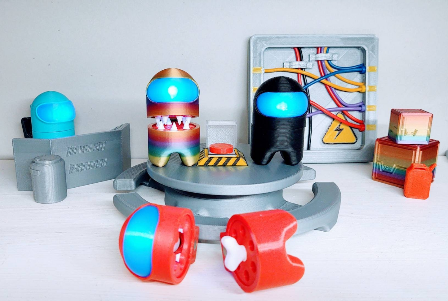 Toy Meeting Table 3D Printed for Spaceship