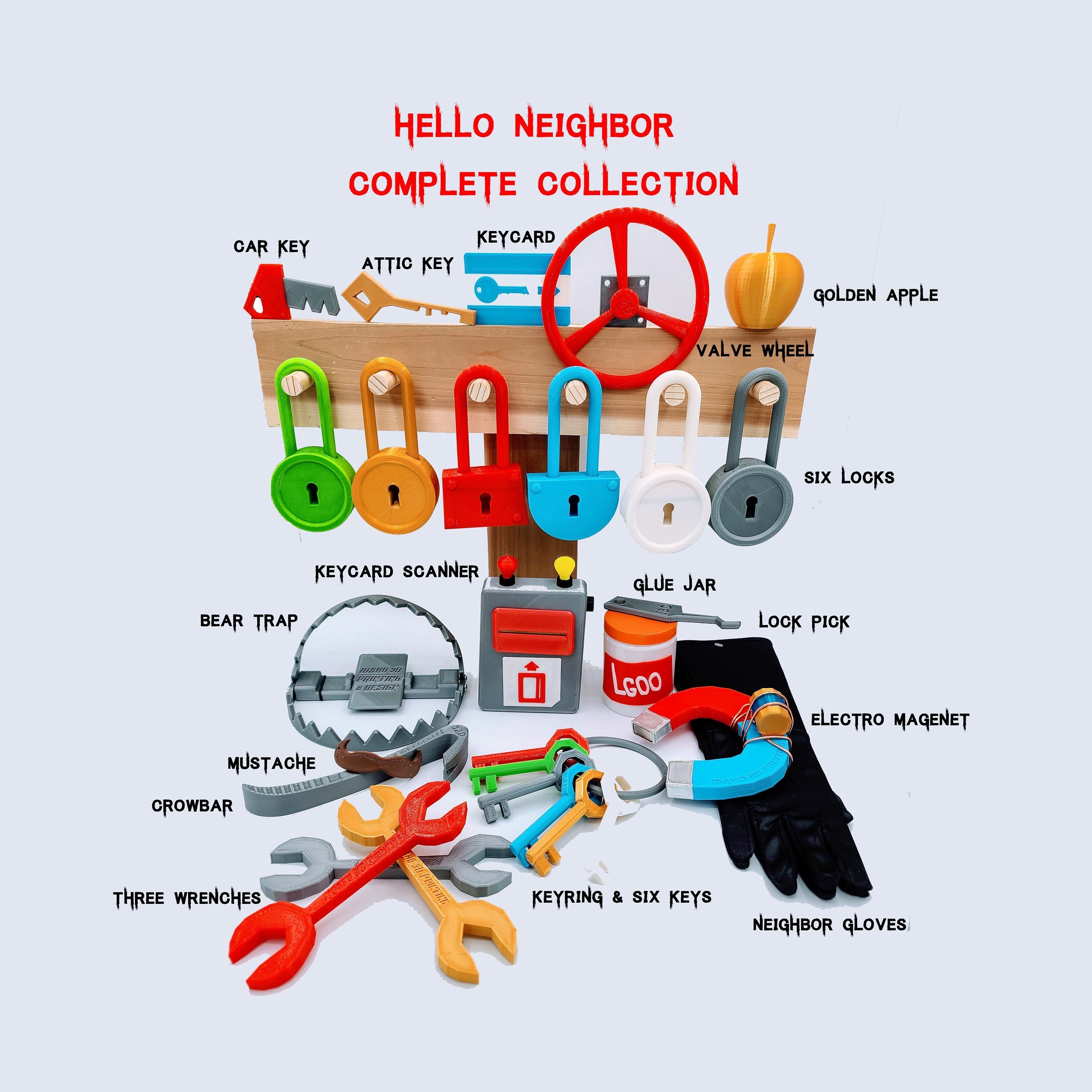 Hello Neighbor - Entire Collection – Idaho 3D Printing & Design